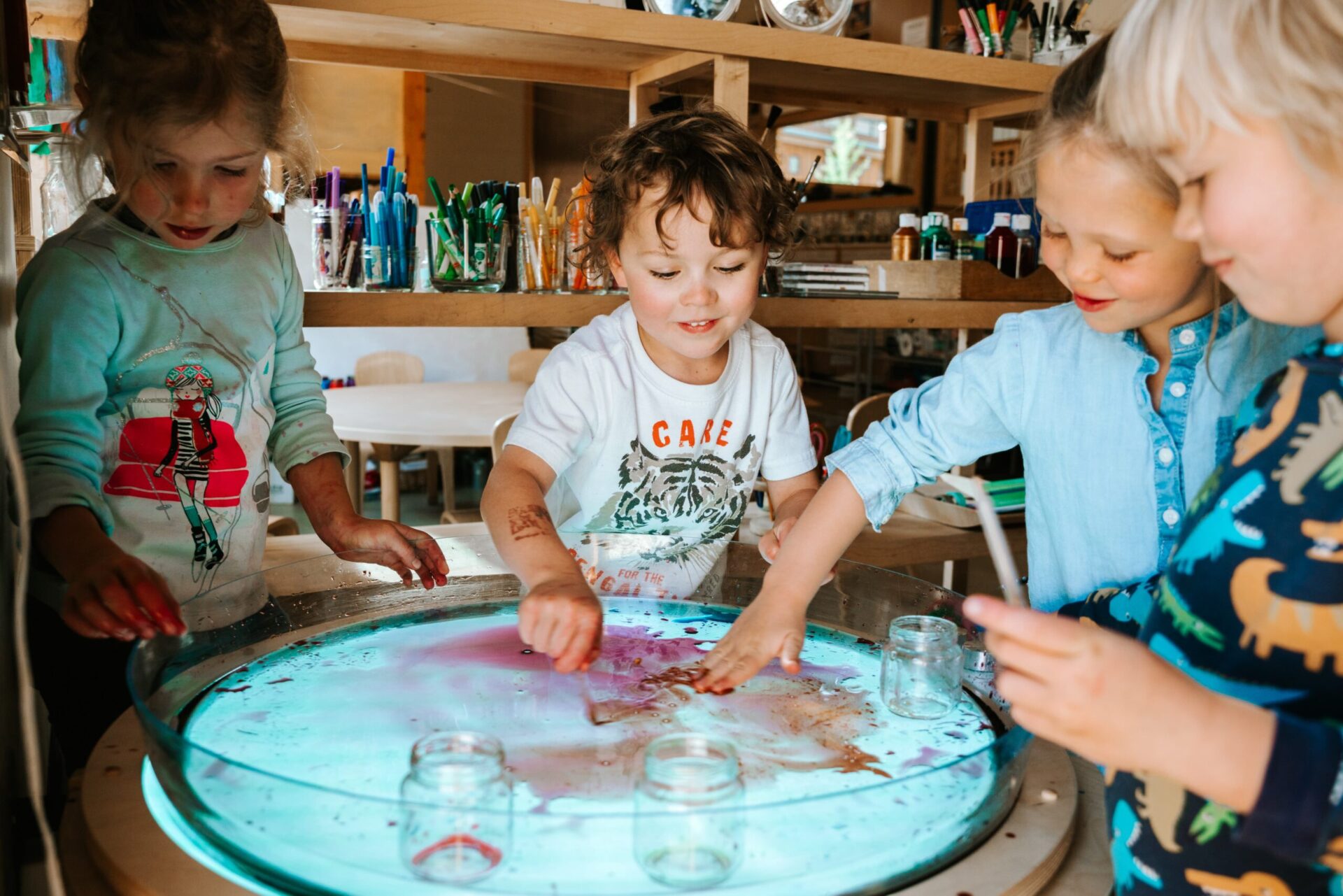 The Language of Art and Materials in Reggio Emilia Classrooms Teton